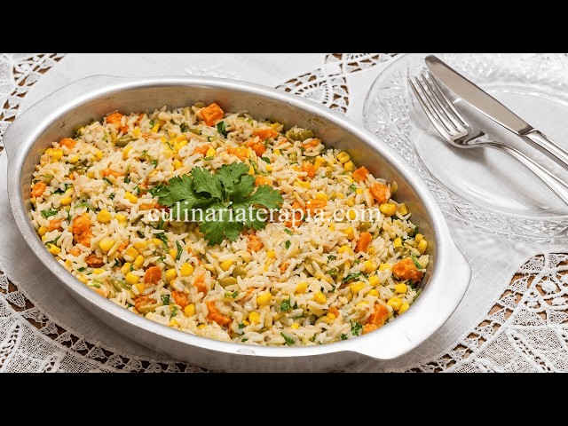 Video thumbnail for Transforme o Arroz que Sobrou! 😍 Arroz de Forno com Atum Simples e Delicioso