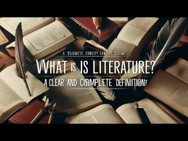 Video thumbnail for What Is Literature? A Clear and Complete Definition