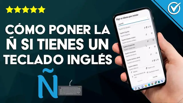 Video thumbnail for ¿Cómo poner la letra ‘Ñ’ si tienes un TECLADO inglés? - Mejores atajos