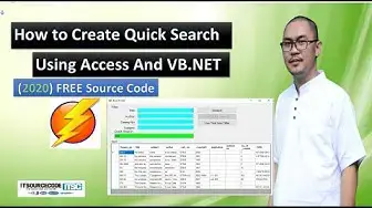 Video thumbnail for How to create Quick Search Using Access Database and VB.Net with Free Source Code 2020