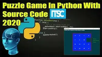 Video thumbnail for Puzzle Game In Python With Source Code 2020 Free Download