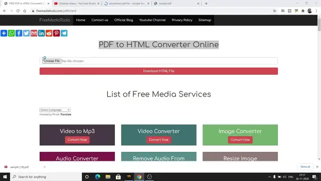 Video thumbnail for Node.js Express PDF to HTML Files Converter Web Application Online in Javascript 2020