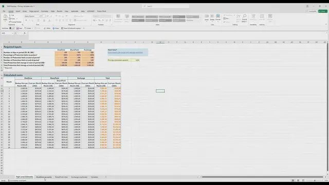 'Video thumbnail for 365 Backup pn Azure calculator'