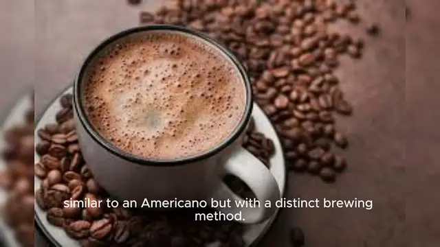 Video thumbnail for Long Black - Similar to an Americano