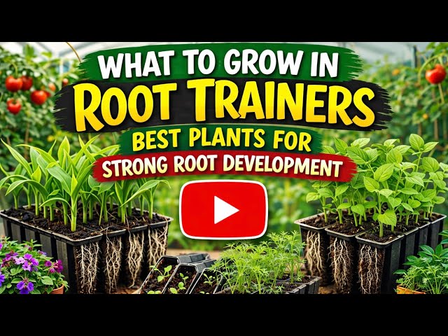 Video thumbnail for What to Grow in Root Trainers | Best Plants for Strong Root Development