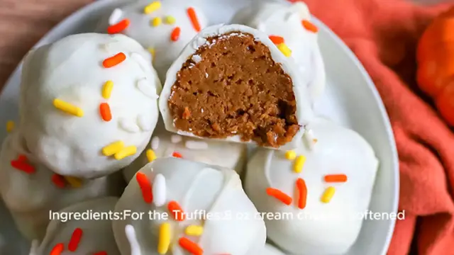 Video thumbnail for Creamy Pumpkin Spice Bliss_ Truffle Treats