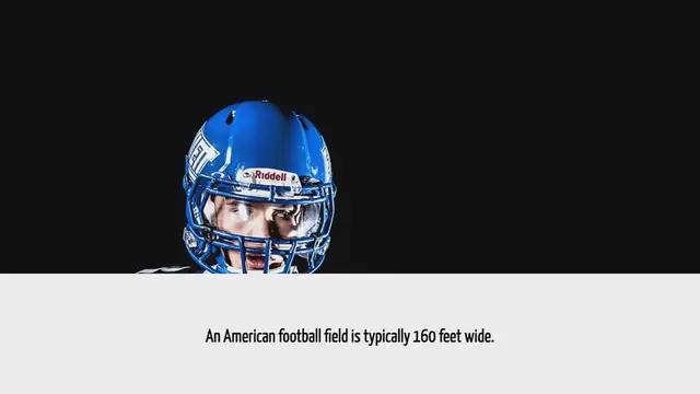 Video thumbnail for How Wide Is An American Football Field