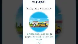 Video thumbnail for On purpose meaning | on purpose sentences | Common English Idioms #shorts