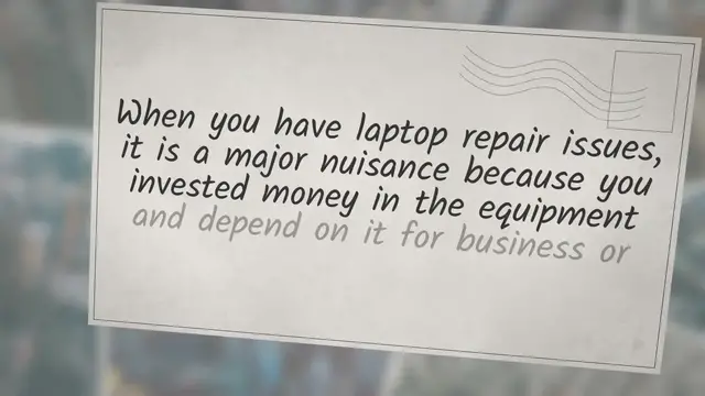 Video thumbnail for Most Common Laptop Problems and How to Repair Them