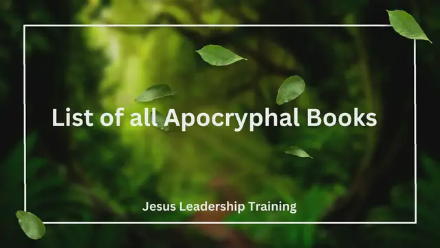 Video thumbnail for List of all apocryphal books