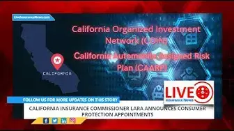 Video thumbnail for Spanish Version - California Insurance Commissioner Lara announces consumer protection appointments
