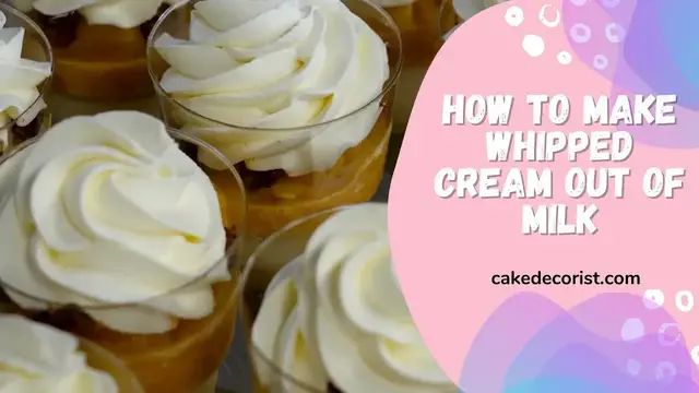 Video thumbnail for How To Make Whipped Cream Out Of Milk