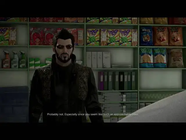 Video thumbnail for Deus Ex: Mankind Divided - Lekarna (Pharmacy) Vender Introduction Dialogue Tree (Buy 5 Hypostims)