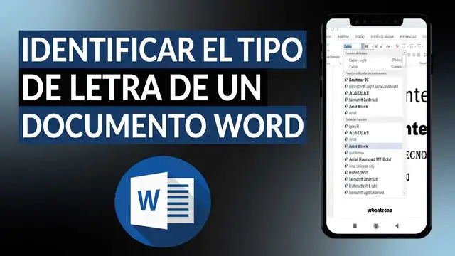 Video thumbnail for Cómo identificar el tipo de letra de un documento WORD - Guía fácil y rápida