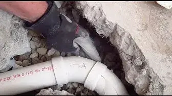 Video thumbnail for Gravel Around Plumbing Drain Pipe