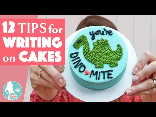 'Video thumbnail for 12 Tips for Writing on Cakes'