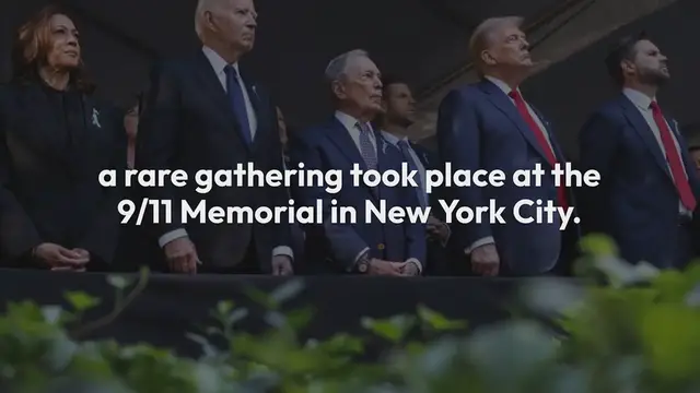 Video thumbnail for Unity at 9/11 Memorial Ceremony