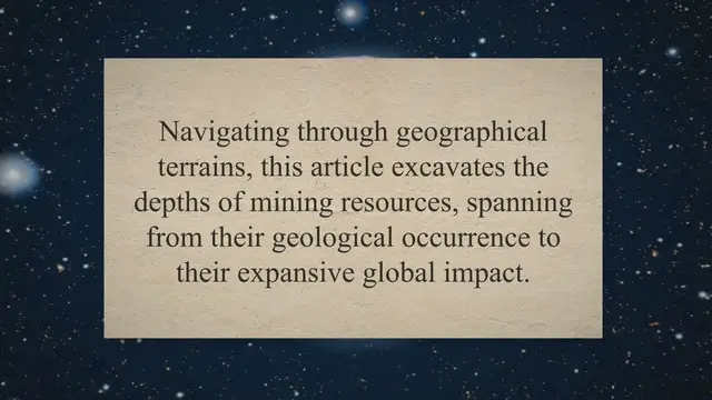 Video thumbnail for Mining Resources