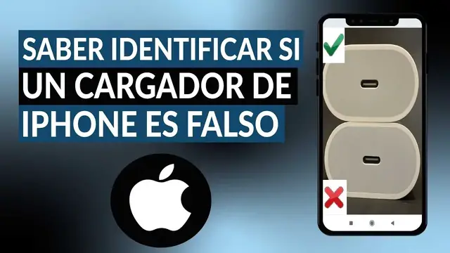 Video thumbnail for Cómo saber identificar si un cargador o adaptador de corriente USB de IPHONE es falso u original