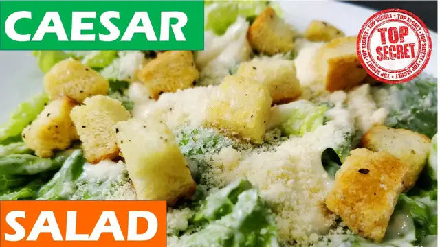 Video thumbnail for Resepi Caesar Salad Mudah