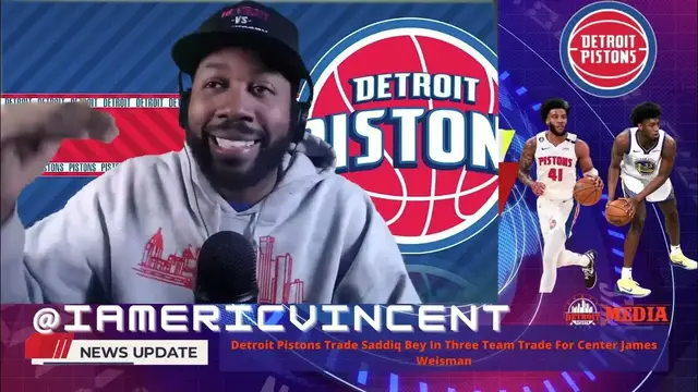 Video thumbnail for Pistons Trade Saddiq Bey for James Weisman in the Most INSANE NBA Trade Deadline Move!
