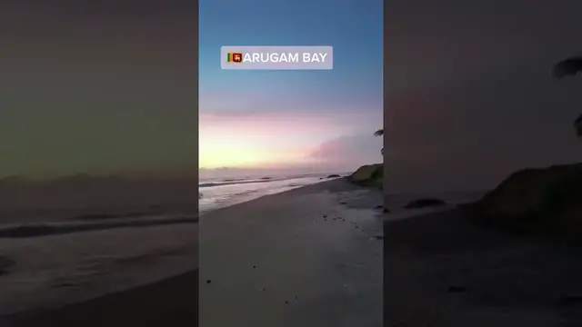 'Video thumbnail for Sunrise beach walk in Arugam Bay Sri Lanka #shorts'