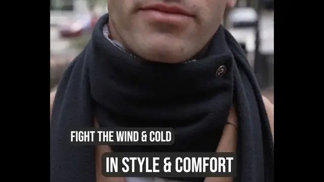 Video thumbnail for Polarity 2 in 1 Magnetic ❄️Polar❄️ Fleece Neck Gaiter & Scarf