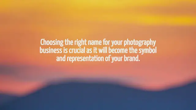 Video thumbnail for How To Name Your Photography Business
