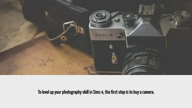'Video thumbnail for How To Level Up Photography Skill Sims 4'