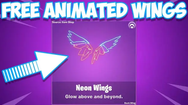 'Video thumbnail for Fortnite Party Royale - Neon Wings FREE!'