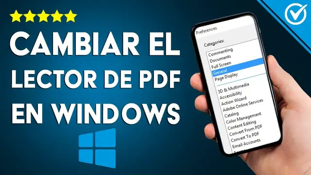 Video thumbnail for ¿Cómo cambiar el lector predeterminado de PDF en PC WINDOWS 10? - Cambiar aplicaciones por defecto