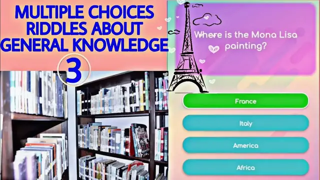Video thumbnail for Synthesis of Multiple choice Riddles about General knowledge #3 | Vu Giang Channel