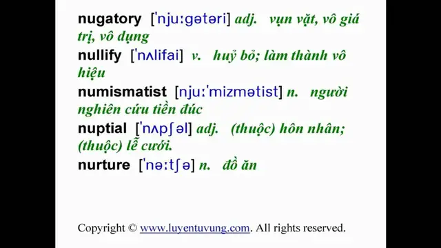 Video thumbnail for Essential Words for the GRE - Lesson 090