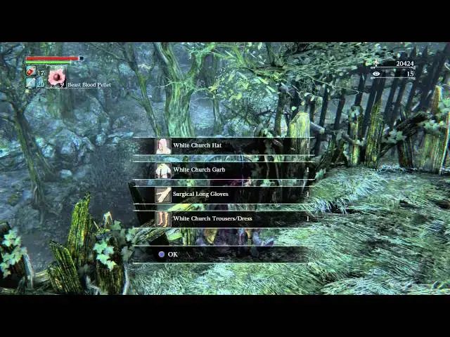 Video thumbnail for Bloodborne - Forbidden Woods: White Church Attire Location (Hat, Garb, Surgical Gloves & Trousers)