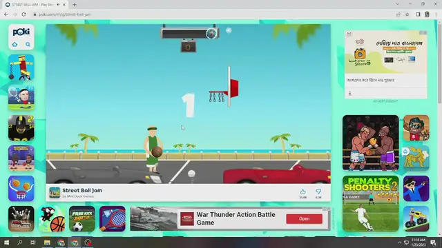 Video thumbnail for street ball jam lagged