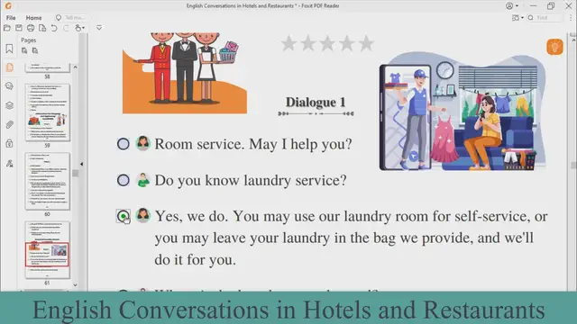 Video thumbnail for English Conversation - Standard laundry service