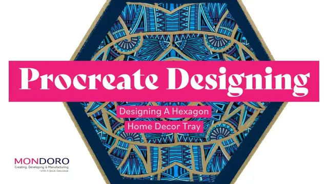 Video thumbnail for Procreate Design - How to Design a Hexagon Tray with Procreate