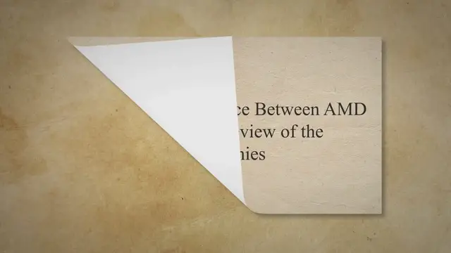 'Video thumbnail for What is the Difference Between AMD and Intel? A Review of the Companies'