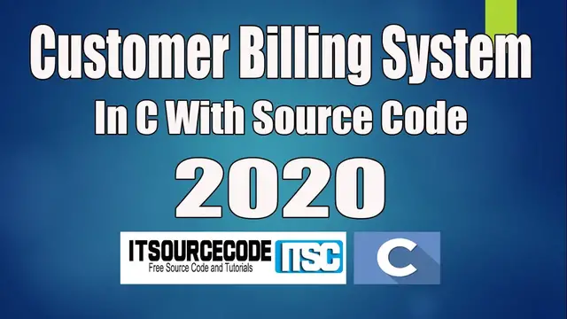 Video thumbnail for Customer Billing System C Project With Source Code  Free Download 2021