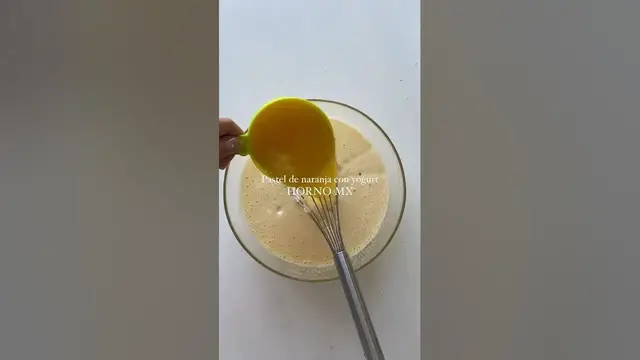 Video thumbnail for Pastel de naranja con yogurt receta Horno MX #shorts #receta #naranja #postre