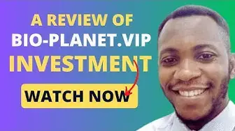 Video thumbnail for A review of Bio-planet.vip investment 🤔(Watch This Video Before Investing) #investmentreview