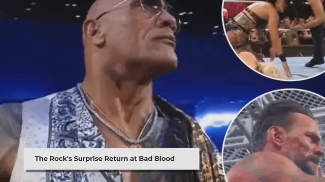 'Video thumbnail for The Rock's WWE Return at Bad Blood_ Shocking Moments and Match Highlights'