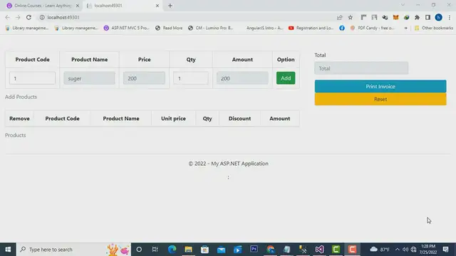 Video thumbnail for Inventory management system Asp.net MVC