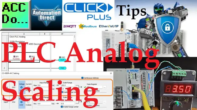 Video thumbnail for Click / Click PLUS PLC Analog Scaling