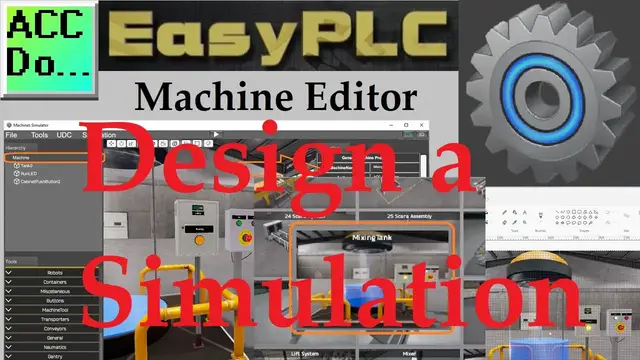 Video thumbnail for EasyPLC Machine Editor - Design a Simulation