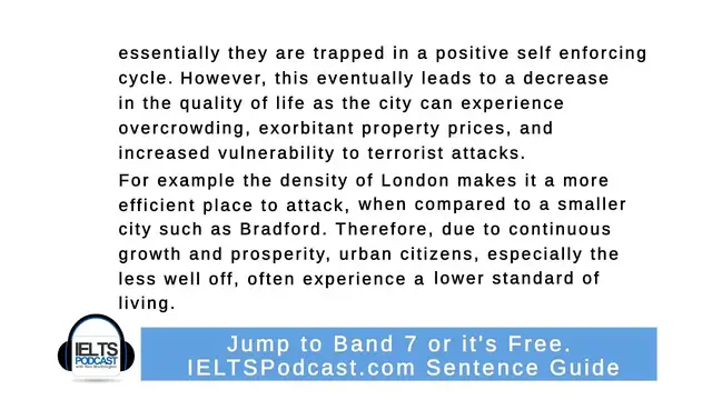 Video thumbnail for IELTS Task 2 Topic City opportunities and urbanisation