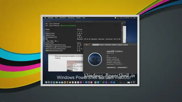 Video thumbnail for Wie kann man die Windows PowerShell unter dem Apple Betriebssystem macOS installieren?