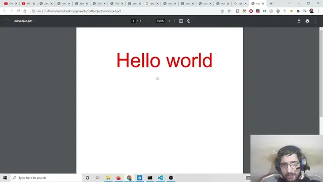 Video thumbnail for Python 3 FPDF Library Script to Add Text & Images to PDF Document & Save it as Output