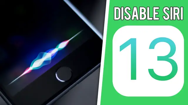 Video thumbnail for Disable Siri iOS 13