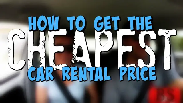 'Video thumbnail for How to get the CHEAPEST car rental price'